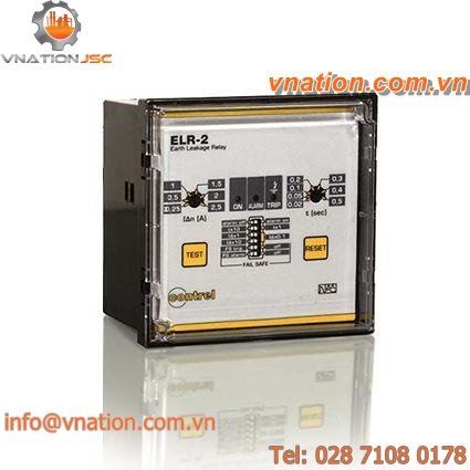 earth-leakage protection relay / flush-mount / panel-mount