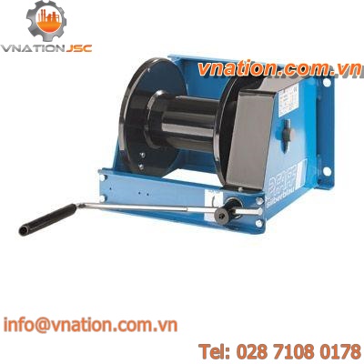 wall-mounted winch / mechanical / gear / worm gear