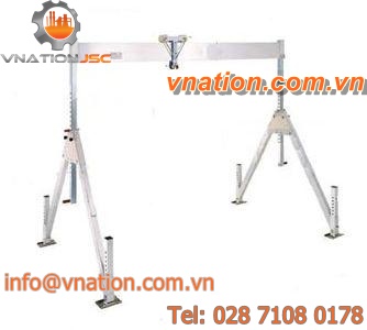 workshop gantry crane / height-adjustable / aluminum