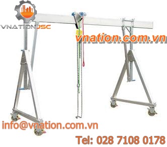 workshop gantry crane / aluminum / mobile