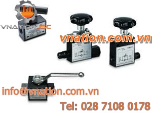 needle valve / ball / lever / flow-control