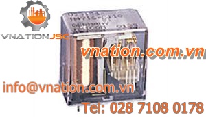 plug-in electromechanical relay / power / miniature / for printed circuit boards