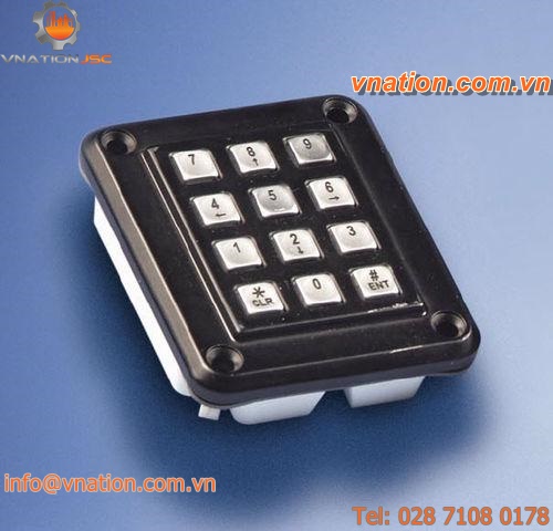 12-key keypad / built-in