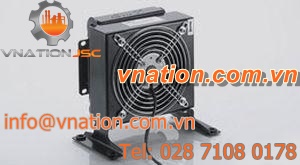 liquid cooler / for hydraulic applications / for cranes / with AC motor