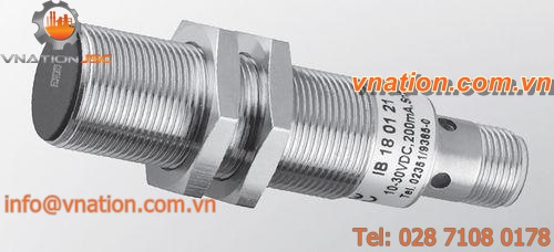 inductive proximity sensor / cylindrical / with switching function