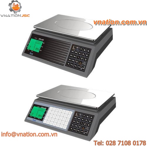 price computing scales / multifunction / with LCD display / with serial interface