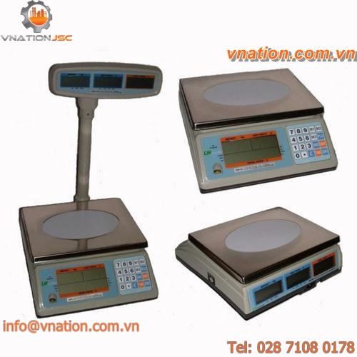 price computing scales / multifunction / dual-display / with LCD display