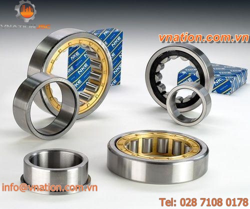 cylindrical roller bearing / double-row / single-row / steel