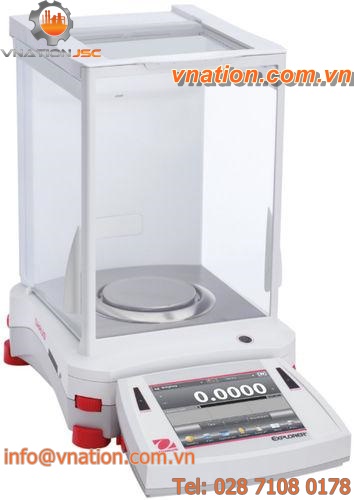 precision balance / laboratory / analytical / with LCD display