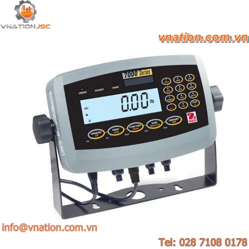 LCD display weight indicator / for checkweighers / multifunction