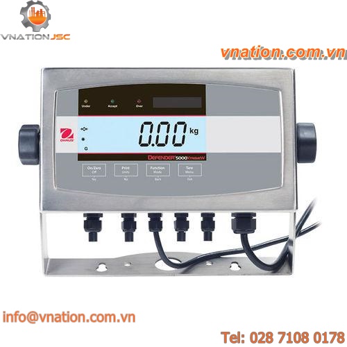 LCD display weight indicator / washdown / rugged / multifunction