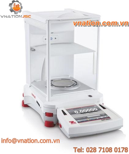 semi-micro balance / laboratory / with touch screen / with LCD display