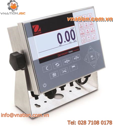 weight indicator with LCD graphic display / NEMA 4 / multifunction / stainless steel