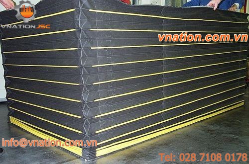 flat protective bellows / telescopic / watertight / dust-proof