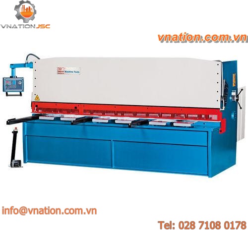 swing-beam shear / hydraulic / plate