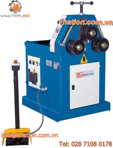 motorized bending machine / electromechanical / pipe / with 2 drive rollers