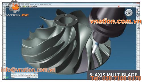 CAM software / programming / 5-axis machining