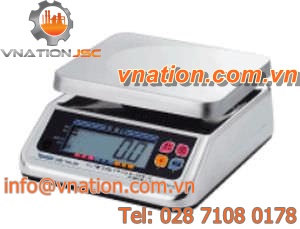 price computing scales / with LCD display / digital / stainless steel