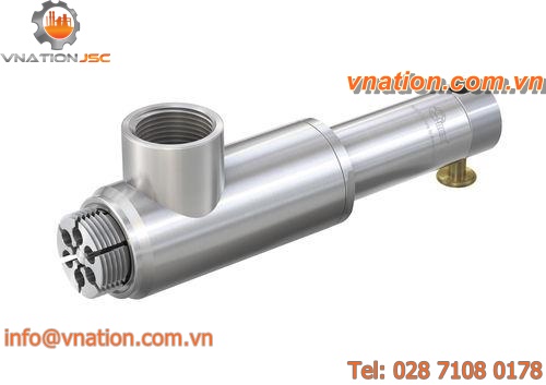 threaded quick coupling / push-to-connect / stainless steel / internal thread