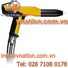 powder coating gun / for paint / manual / electrostatic