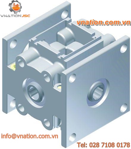 bevel gear reducer / orthogonal / for electric motors
