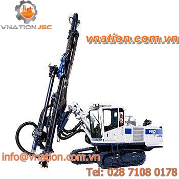 crawler drilling rig / pneumatic / construction / rotary