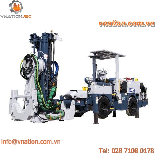 wheeled drilling rig / hydraulic / for underground mining / down-the-hole