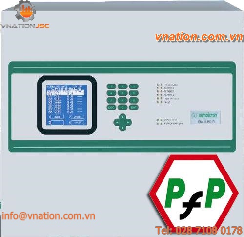 addressable gas detection control unit / LCD display