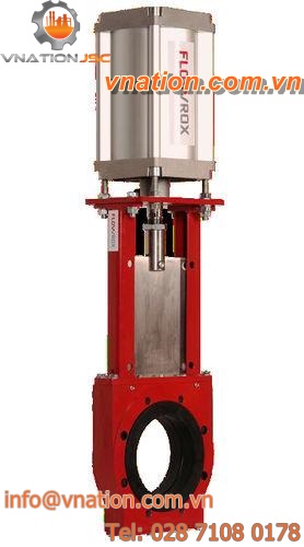 knife gate valve / shut-off / for slurry / wafer