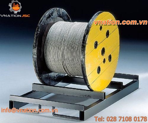 metal pallet / ISO / reel holder / storage