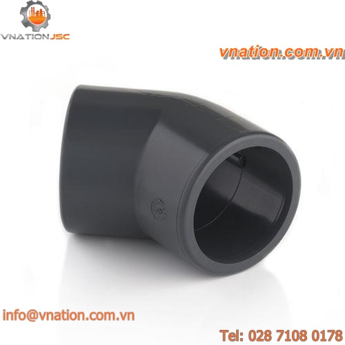 elbow fitting / weld / threaded / PVC