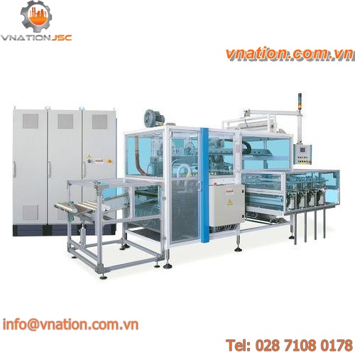 automatic film wrapping and shrinking machine