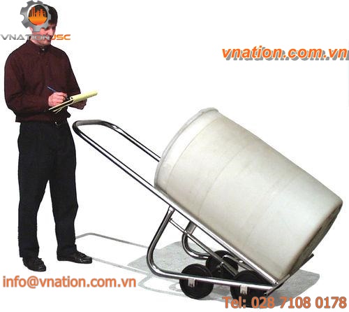 handling cart / drum / stainless steel