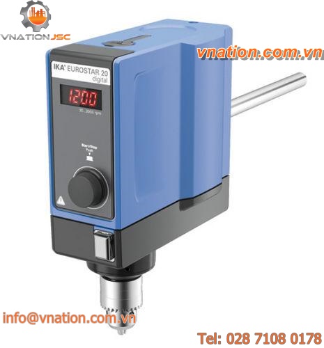 laboratory agitator / shaft-drive / digital / vertical