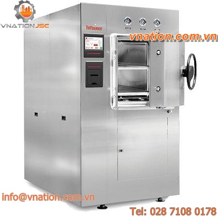 laboratory autoclave / horizontal