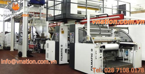 film winder / automatic / for blown film extrusion lines