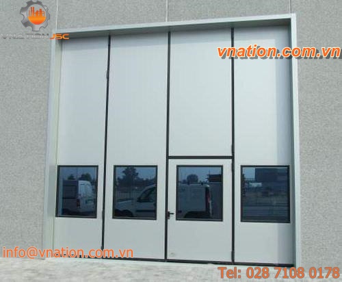 folding doors / exterior / industrial / glass