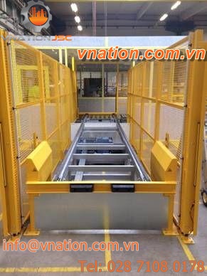 chain conveyor / for pallets / horizontal / transport