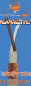 twinaxial cable / audio / insulated / flexible