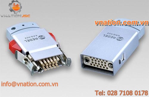 electric connector / rectangular / crimp / high-voltage