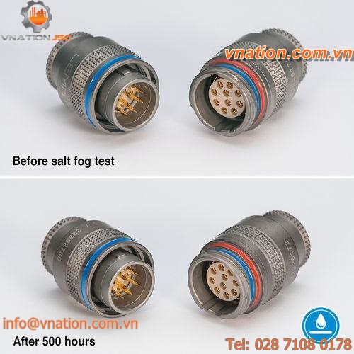 electric connector / aluminium / with corrosion resistant coating / for harsh environments