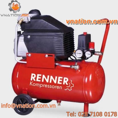air compressor / piston / mobile / horizontal