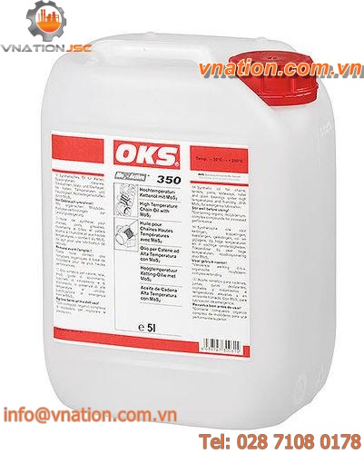 lubricating oil / molybdenum bisulphate / synthetic / for chain