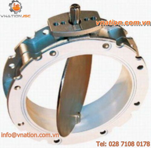 butterfly valve / shut-off / for bulk materials / for the food industry
