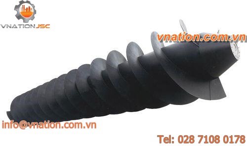 wastewater pump / Archimedes screw / for wastewater treatment