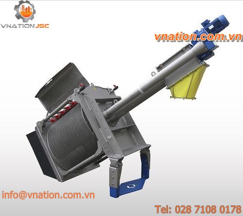 drum screener / solid/liquid / drainage