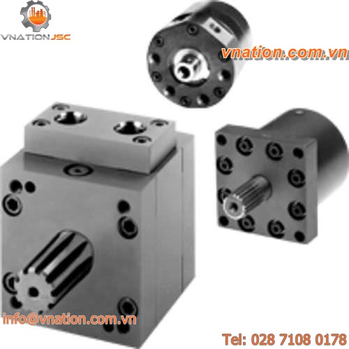 rotary actuator / hydraulic / double-acting / mini