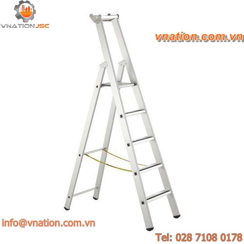 aluminum step ladder / flanged-rung