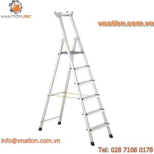 anodized aluminum step ladder / riveted