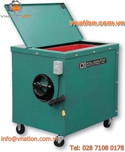 polishing vibratory finishing machine / for wheel rims